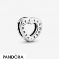 Women's Pandora Signature Heart Clip Charm