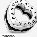 Women's Pandora Signature Heart Clip Charm