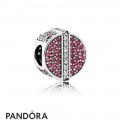 Pandora Sparkling Paves Charms Shimmering Gift Charm Red Clear Cz