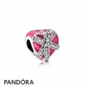 Pandora Symbols Of Love Charms Gifts Of Love Magenta Enamel Clear Cz