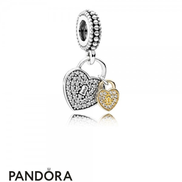 Pandora Symbols Of Love Charms Love Locks Pendant Charm Clear Cz