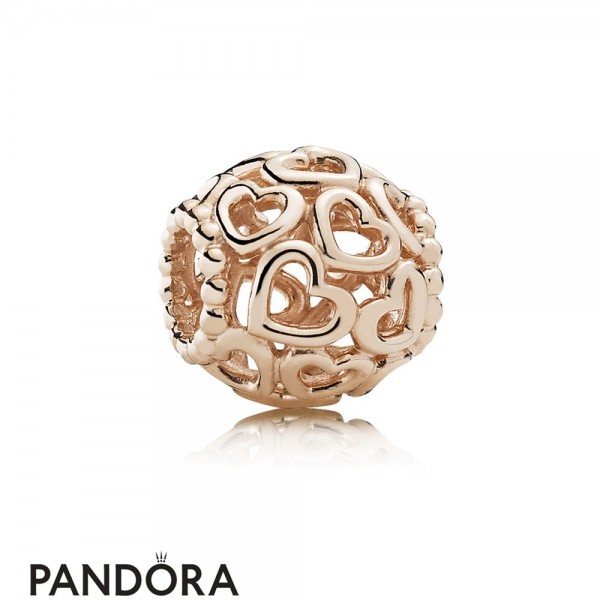 Pandora Symbols Of Love Charms Open Your Heart Filigree Charm Pandora Rose