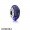 Pandora Touch Of Color Charms Blue Fascinating Iridescence Charm Murano Glass