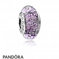 Pandora Touch Of Color Charms Dark Purple Shimmer Charm Murano Glass