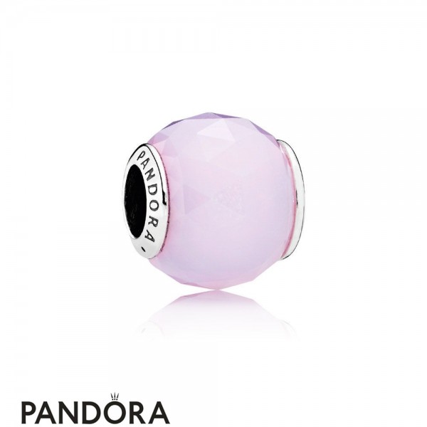 Pandora Touch Of Color Charms Geometric Facets Charm Opalescent Pink Crystal