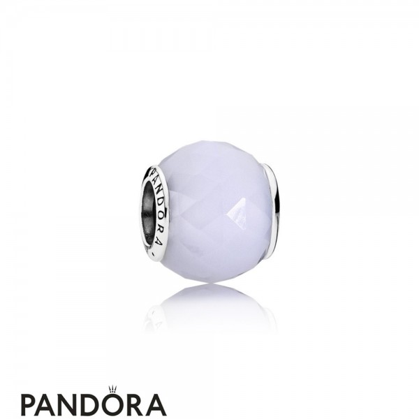 Pandora Touch Of Color Charms Geometric Facets Charm Opalescent White Crystal