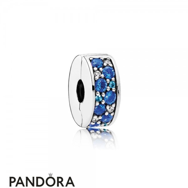 Pandora Touch Of Color Charms Mosaic Shining Elegance Clip Multi Colored Crystals Clear Cz