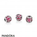 Pandora Touch Of Color Charms Nature's Radiance Charm Synthetic Ruby Clear Cz