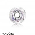 Pandora Touch Of Color Charms Purple Field Of Flowers Charm Murano Glass