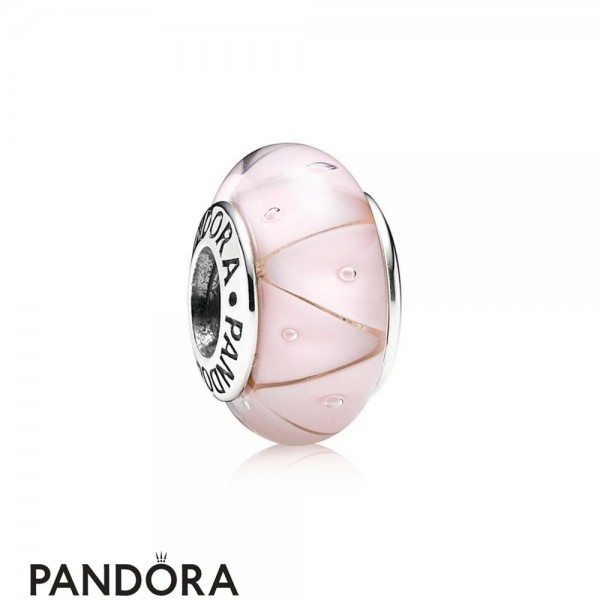 Pandora Touch Of Color Charms Rose Looking Glass Charm Murano Glass