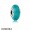 Pandora Touch Of Color Charms Teal Shimmer Charm Murano Glass
