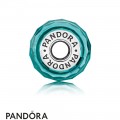 Pandora Touch Of Color Charms Teal Shimmer Charm Murano Glass