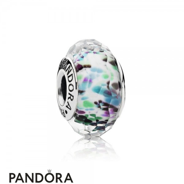 Pandora Touch Of Color Charms Tropical Sea Glass Charm Murano Glass
