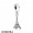 Pandora Vacation Travel Charms Eiffel Tower Pendant Charm