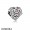 Pandora Valentine's Day Charms Opulent Heart Orchid Clear Cz