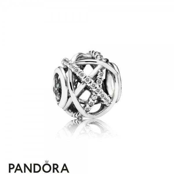 Pandora Zodiac Celestial Charms Galaxy Clear Cz