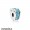 Women's Pandora Arcs Of Love Clip Cyan Blue Crystal