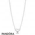 Women's Pandora Asymmetric Hearts Of Love Necklace