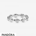Women's Pandora Beaded Seashell Band Ring