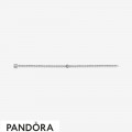 Women's Pandora Beads & Pave Bracelet