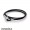 Women's Pandora Black Double Leather Bracelet