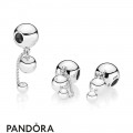 Women's Pandora Charm Pendant Fil De Perles In Silver