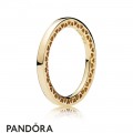 Pandora Collections Classic Hearts Of Pandora Ring 14K Gold