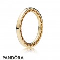 Pandora Collections Classic Hearts Of Pandora Ring 14K Gold