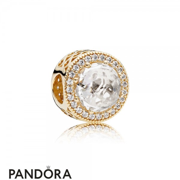 Pandora Collections Radiant Hearts Charm 14K Gold