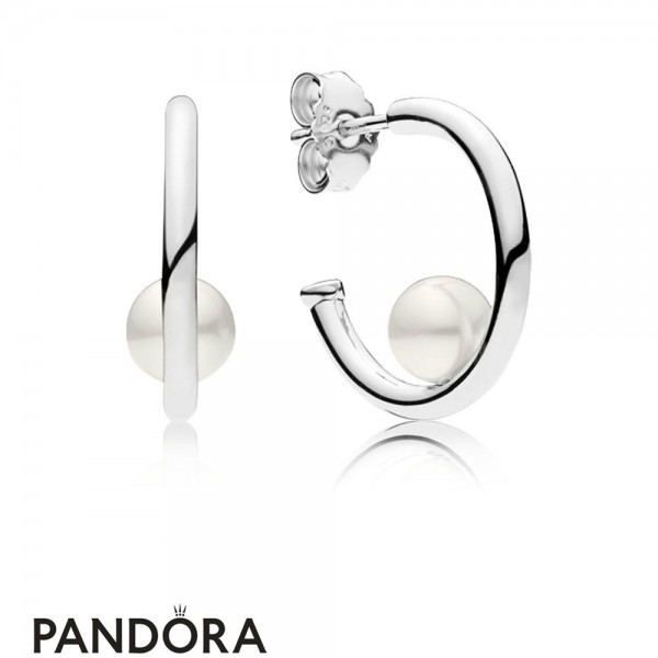 Women's Pandora Contemporary Pearl Earrings
