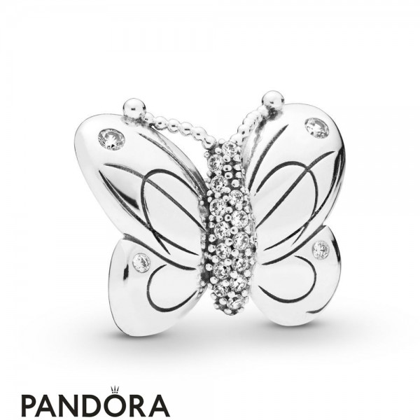 Women's Pandora Decorative Butterfly Charm