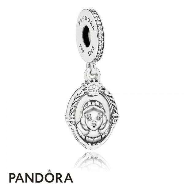 Women's Pandora Disney Snow White Evil Queen's Magic Mirror Hanging Charm