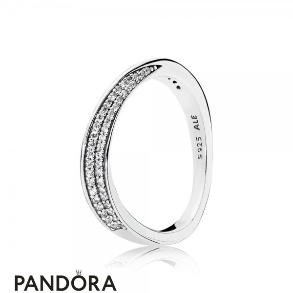 Women's Pandora Elegant Waves Ring