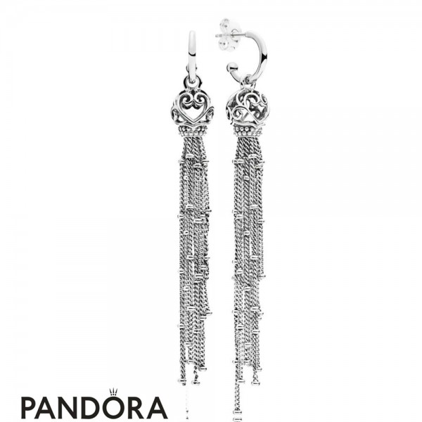 Women's Pandora Jewelry Enchanted Tassels Hanging Earring Studs