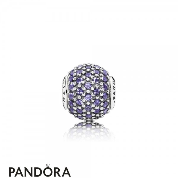 Pandora Essence Faith Charm Purple Cz