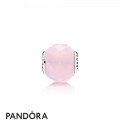 Pandora Essence Friendship Charm Opalescent Pink Crystal