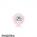 Pandora Essence Friendship Charm Opalescent Pink Crystal