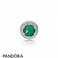 Pandora Essence Optimism Charm Royal Green Crystals