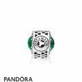 Pandora Essence Optimism Charm Royal Green Crystals