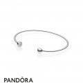 Pandora Essence Sterling Silver Open Bangle