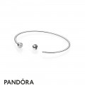 Pandora Essence Sterling Silver Open Bangle