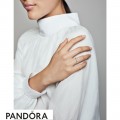 Women's Pandora Exotic Stones & Stripes Cz Ring