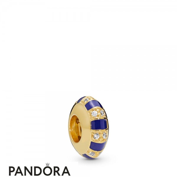 Women's Pandora Exotic Stones & Stripes Spacer Pandora Shine