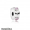 Women's Pandora Explosion Of Love Clip Fancy Fuchsia Pink