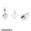 Women's Pandora Family Heart Hanging Charm