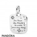 Women's Pandora Female Empowerment Motto Pendant