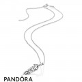 Women's Pandora Floating Grains Necklace With Pendant
