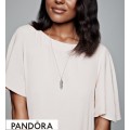 Women's Pandora Floating Grains Necklace With Pendant