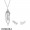 Women's Pandora Floating Grains Of Life Necklace And Earrings Set