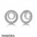 Women's Pandora Forever Pandora Signature Earring Studs
